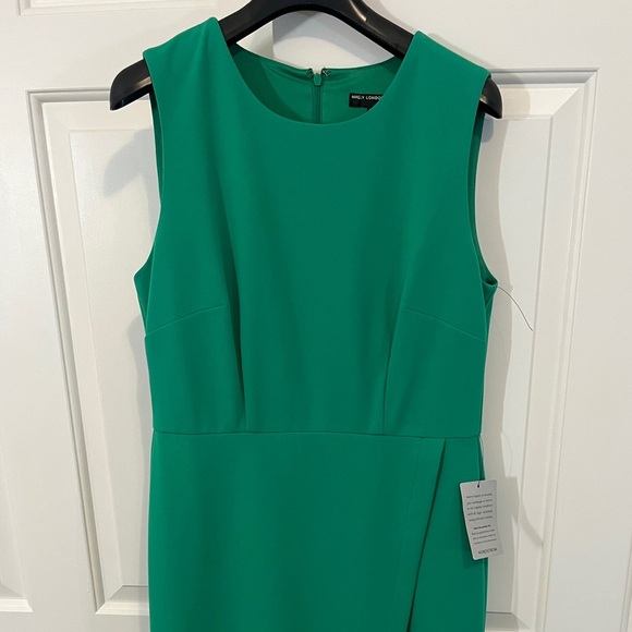 Maggy London Kelly Green Shift Dress NWT Size 6 - Picture 1 of 6